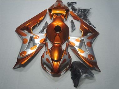 2006-2007 Silver Dark Gold Honda CBR1000RR Motorcycle Fairings UK Stores