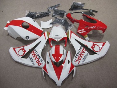 2008-2011 White Red Pramac Honda CBR1000RR Motorcycle Fairings UK Stores