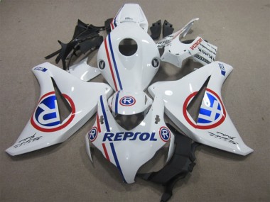 2008-2011 White Red Blue Repsol Honda CBR1000RR Motorcycle Fairings UK Stores