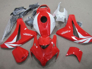 2008-2011 White Red Fireblade Honda CBR1000RR Motorcycle Fairings UK Stores