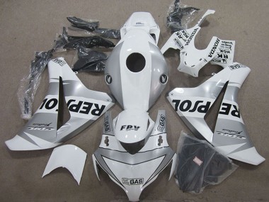 2008-2011 White Silver Black Repsol Honda CBR1000RR Motorcycle Fairing UK Stores