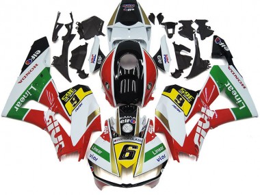 2012-2016 White Red Yellow Green Linear Viar 6 Honda CBR1000RR Motorcycle Fairings UK Stores