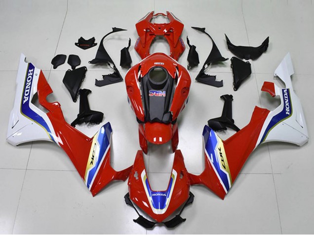 2017-2023 White Red Blue HRC Honda CBR1000RR Motorcycle Fairing UK Stores
