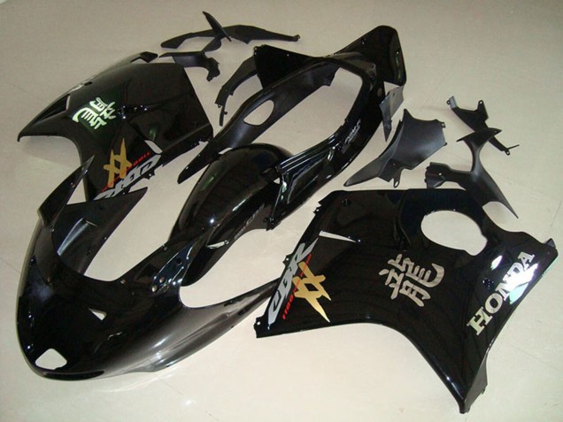 1996-2007 Glossy Black Honda CBR1100XX Blackbird Motorcycle Fairing UK Stores
