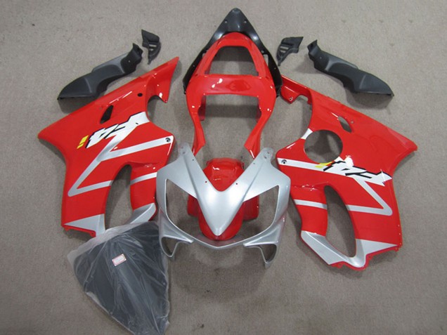 2001-2003 Silver Red Honda CBR600 F4i Bike Fairings UK Stores