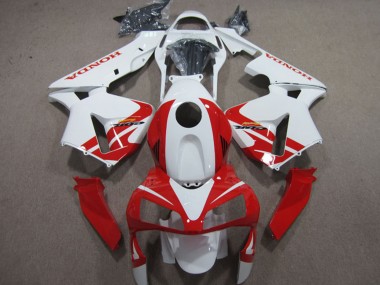 2003-2004 White Red Honda CBR600RR Motorcycle Fairings UK Stores