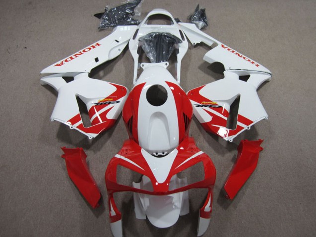 2003-2004 White Red Honda CBR600RR Motorcycle Fairings UK Stores