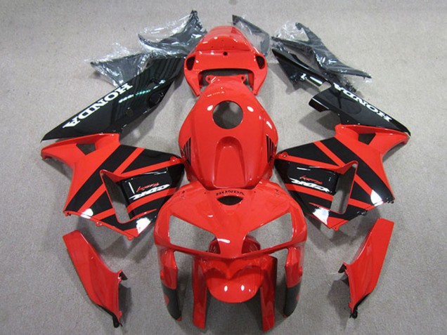 2005-2006 Red Black Honda CBR600RR Motorcycle Fairings Kits UK Stores