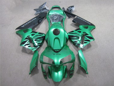 2005-2006 Green Black Honda CBR600RR Motorcycle Fairing UK Stores