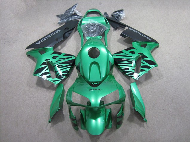 2005-2006 Green Black Honda CBR600RR Motorcycle Fairing UK Stores