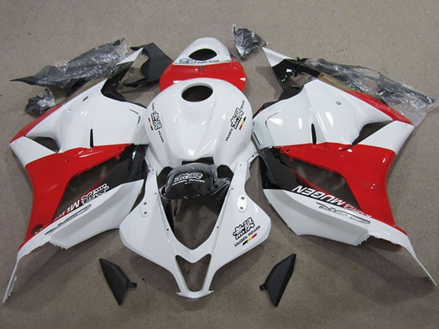 2009-2012 White Red Glossy Black Honda CBR600RR Motorcycle Fairings Kits UK Stores