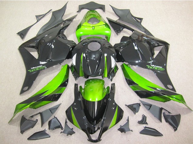 2009-2012 Green Glossy Black Honda CBR600RR Motorcycle Fairing UK Stores