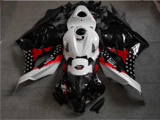 2009-2012 White Red Glossy Black Honda CBR600RR Bike Fairings UK Stores