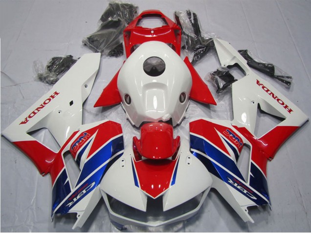 2013-2023 White Red Blue HRC Honda CBR600RR Bike Fairings UK Stores