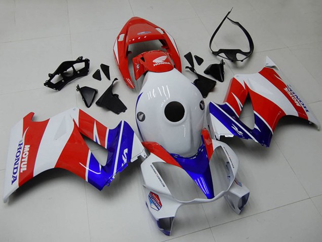 2002-2013 White Red Blue Honda VFR 800 Motorcycle Fairings UK Stores