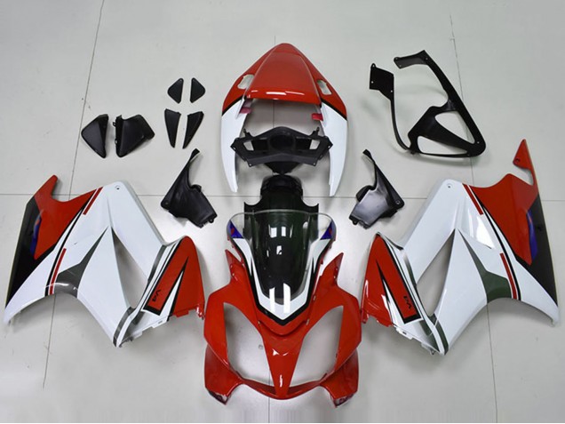 2002-2013 White Red Glossy Black Honda VFR 800 Motorcycle Fairings UK Stores