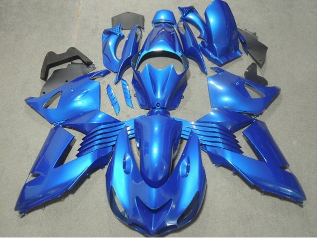 2006-2011 Blue Kawasaki ZX14R ZZR1400 Motorcycle Fairings UK Stores