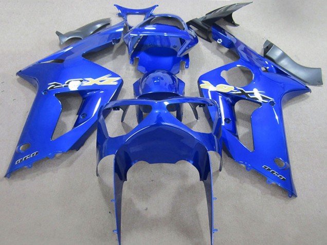 2003-2004 Blue Kawasaki ZX6R Motorcycle Fairing UK Stores
