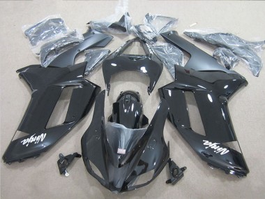 2007-2008 Black Ninja Kawasaki ZX6R Motorcycle Fairings UK Stores