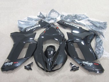 2007-2008 Black Ninja 636 Kawasaki ZX6R Motorcycle Fairings UK Stores