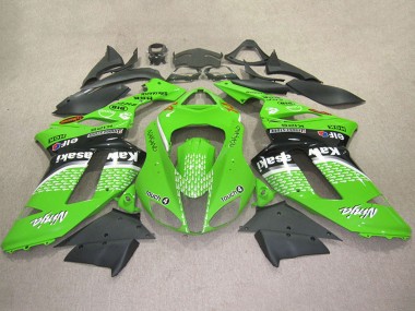 2007-2008 Green Touch 4 Kawasaki ZX6R Motorcycle Fairings UK Stores