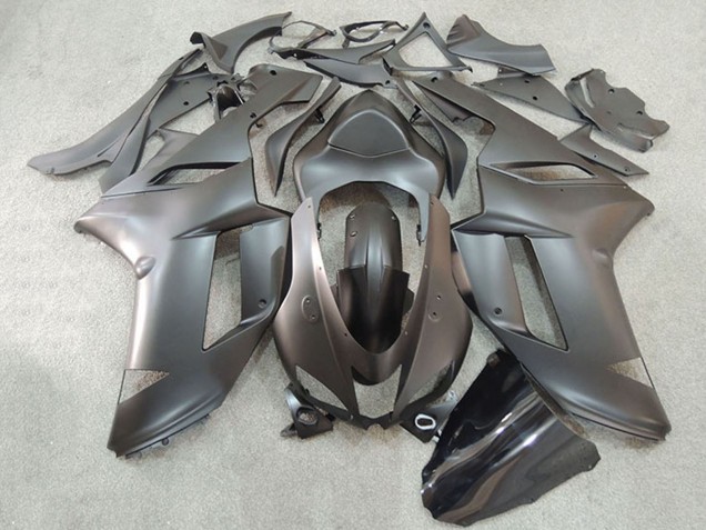 2007-2008 Black Kawasaki ZX6R Motorcycle Fairing UK Stores