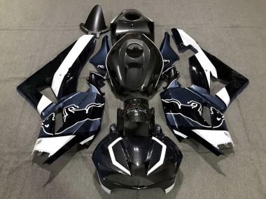 2013-2026 Black Carbon Fiber White Blue Bull Honda CBR600RR Motorcycle Fairings UK Stores