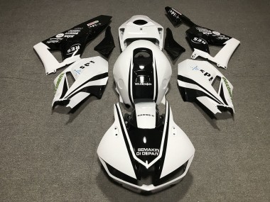2013-2026 White Glossy Black Honda CBR600RR Motorcycle Fairings UK Stores