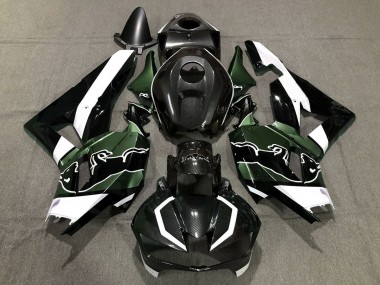 2013-2026 Black Carbon Fiber White Green Bull Honda CBR600RR Motorcycle Fairings UK Stores