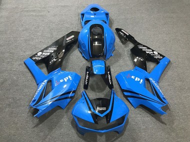 2013-2026 Blue Glossy Black Honda CBR600RR Motorcycle Fairings UK Stores