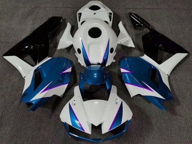 2013-2026 White Blue Glossy Black Honda CBR600RR Motorcycle Fairing UK Stores
