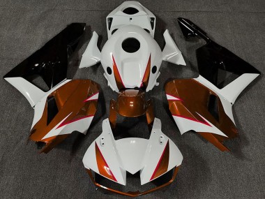 2013-2026 White Dark Orange Glossy Black Honda CBR600RR Motorcycle Fairings UK Stores