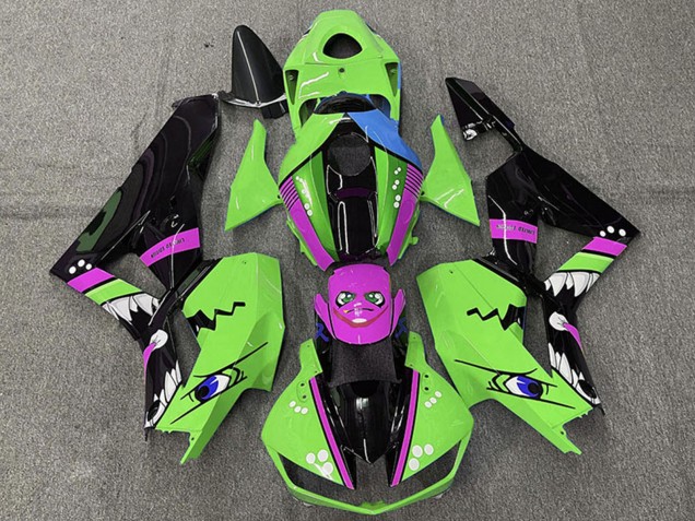 2013-2026 Green Blue Purple Glossy Black Shark Honda CBR600RR Motorcycle Fairings UK Stores