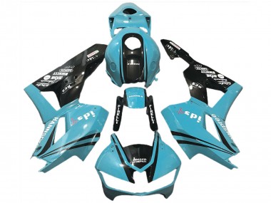2013-2026 Light Blue Glossy Black Honda CBR600RR Motorcycle Fairings UK Stores
