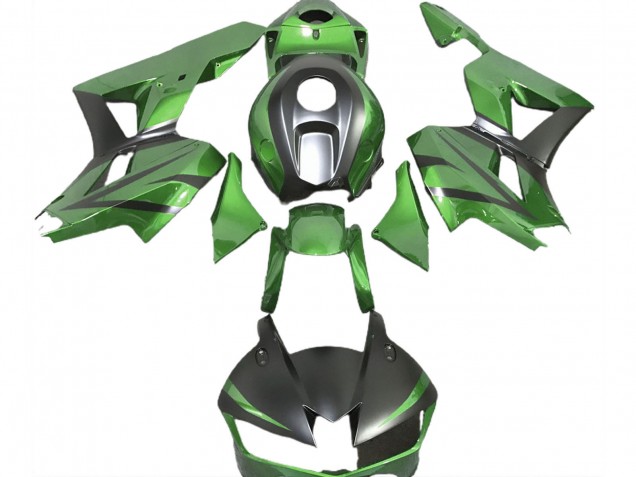 2013-2026 Lizard Green Matte Black Honda CBR600RR Motorcycle Fairings UK Stores