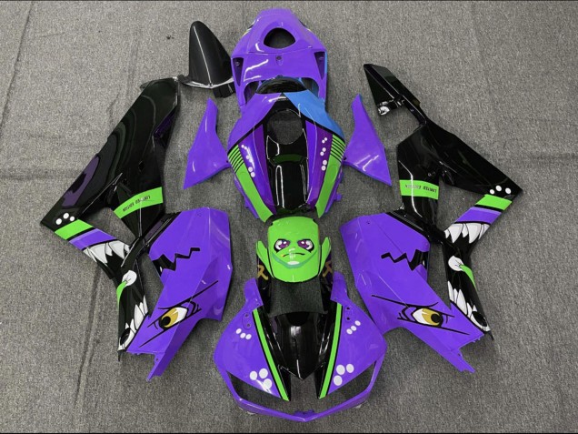 2013-2026 Purple Green Blue Glossy Black Shark Honda CBR600RR Motorcycle Fairings UK Stores