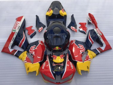 2013-2026 Dark Blue Yellow Red Bull Honda CBR600RR Motorcycle Fairings UK Stores