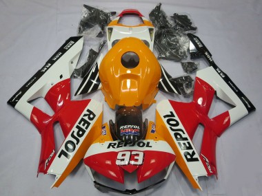 2013-2026 Orange White Red Glossy Black Repsol 93 Honda CBR600RR Motorcycle Fairings UK Stores