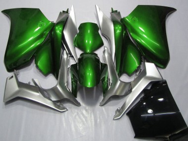 2010-2016 Silver Green Honda VFR 1200 Motorcycle Fairings UK Stores