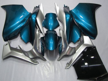 2010-2016 Silver Light Blue Honda VFR 1200 Motorcycle Fairings UK Stores