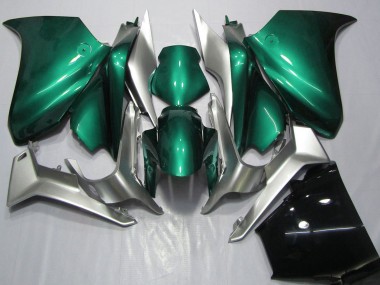 2010-2016 Silver Seafoam Green Honda VFR 1200 Motorcycle Fairings UK Stores