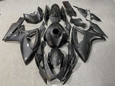 2006-2007 Black Carbon Fiber Style Suzuki GSXR 600 / GSXR 750 Motorcycle Fairings UK Stores
