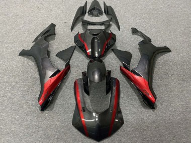 2015-2019 Carbon Fiber Style Red Yamaha R1 Motorcycle Fairings UK Stores