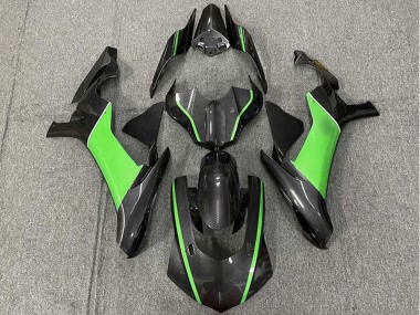 2015-2019 Carbon Fiber Green Yamaha R1 Motorcycle Fairings UK Stores