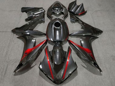 2004-2006 Carbon Fiber Style Red Yamaha R1 Motorcycle Fairings UK Stores