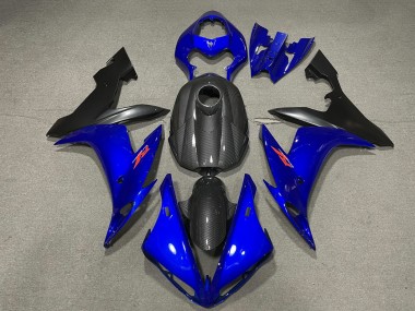 2004-2006 Carbon Fiber Style Blue Yamaha R1 Motorcycle Fairings UK Stores
