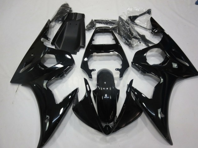 2005 Glossy Black Yamaha R6 Motorcycle Fairings UK Stores