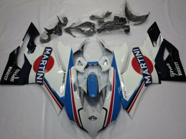 2011-2014 White Light Blue Red Black Martini Ducati 1199 Motorcycle Fairings UK Stores