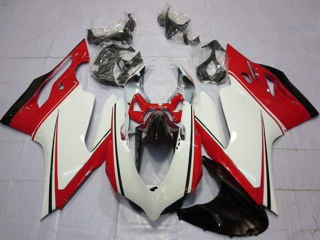 2011-2014 White Red Green Glossy Black Ducati 899 1199 Motorcycle Fairings UK Stores
