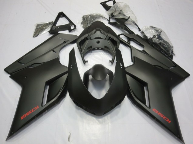 2007-2014 Matte Black Ducati 1098 Motorcycle Fairing UK Stores